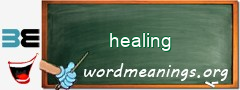 WordMeaning blackboard for healing